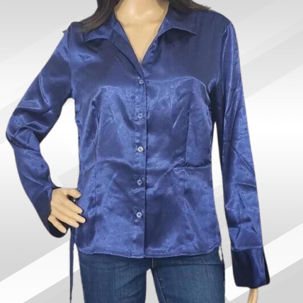 2/$20 Canyon River Blues Button Front Long Sleeve Shirt Size L
